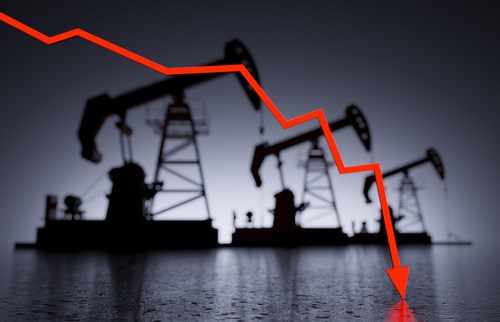 מחיר הנפט יורד לראשונה אי פעם מתחת ל-0